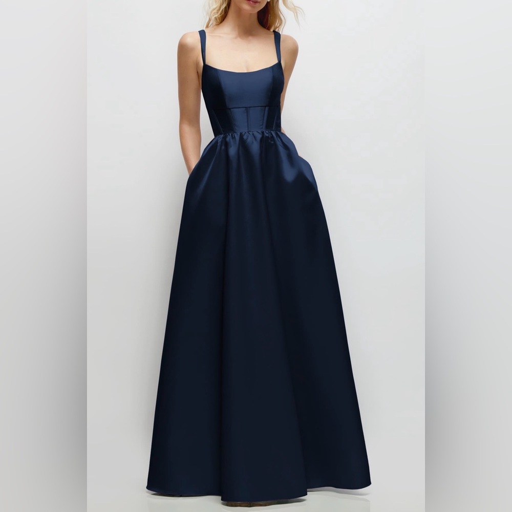 Dessy Collection Sleeveless Corset Gown